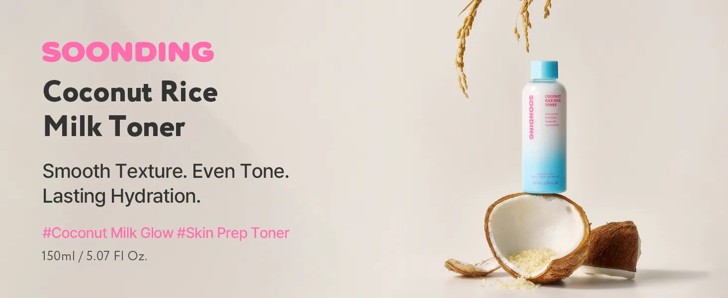 SOONDING Coconut Rice Milk Toner 배너