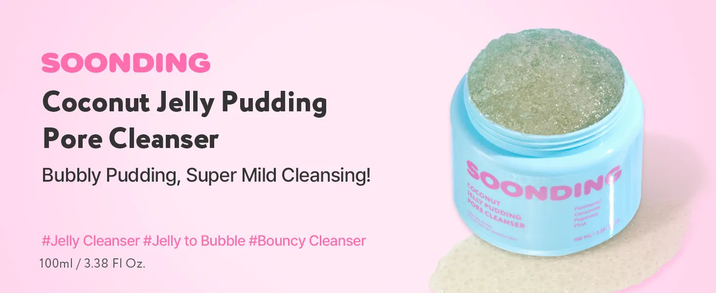 SOONDING Coconut Jelly Pudding Cleanser 배너