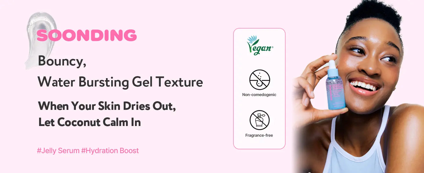 SOONDING Coconut Water Glow Calming Serum 배너