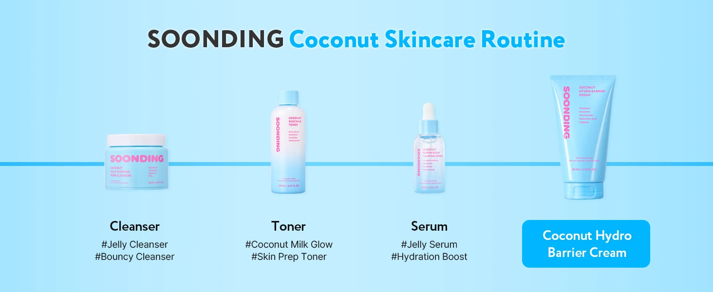 SOONDING Coconut Hydro Barrier Cream 배너