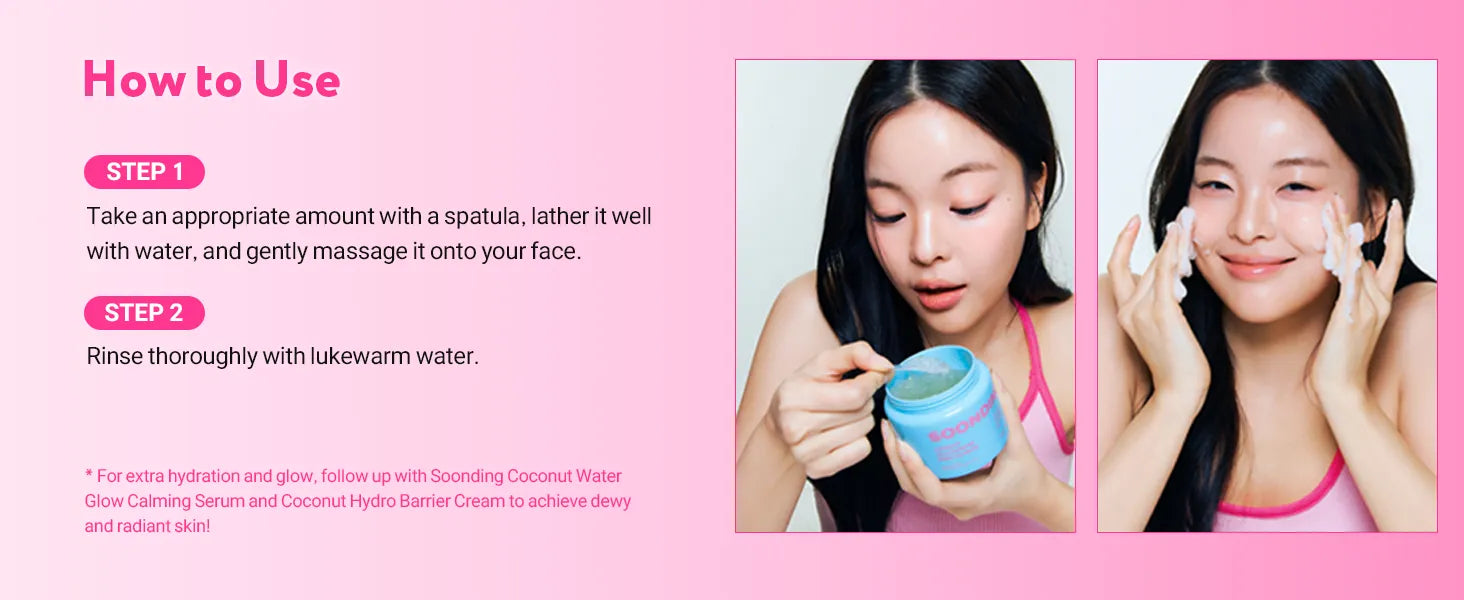 SOONDING Coconut Jelly Pudding Cleanser 배너