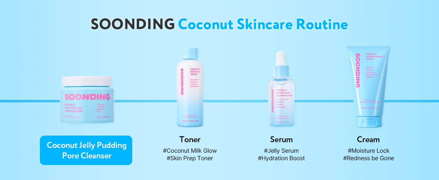 SOONDING Coconut Jelly Pudding Cleanser 배너