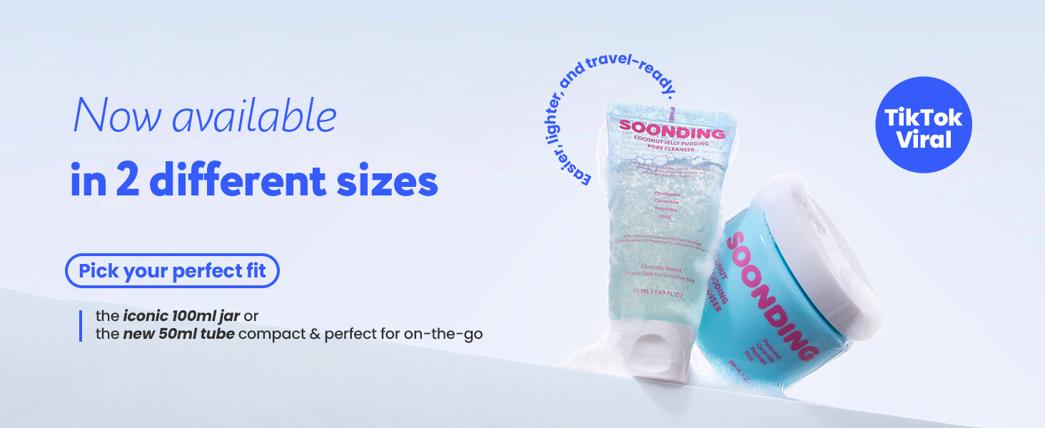 SOONDING Coconut Jelly Pudding Cleanser 50ml 배너
