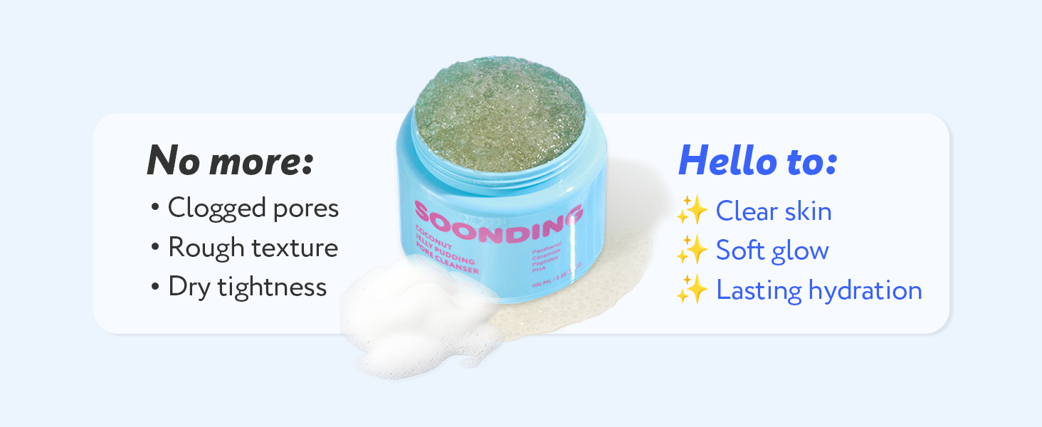 SOONDING Coconut Jelly Pudding Cleanser 50ml 배너