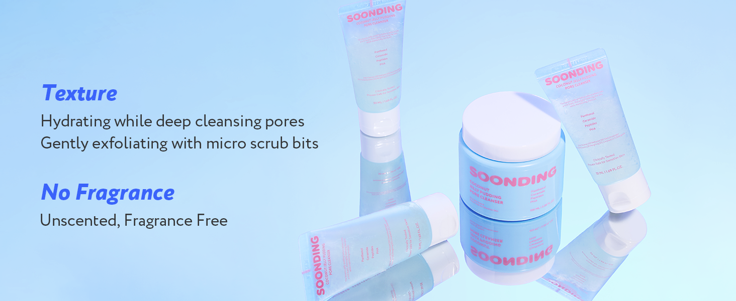 SOONDING Coconut Jelly Pudding Cleanser 50ml 배너