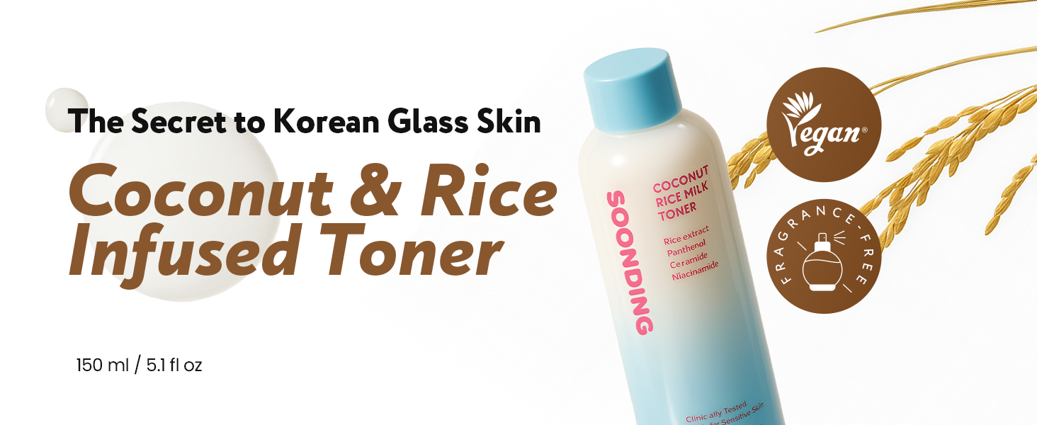 SOONDING Coconut Rice Milk Toner 배너