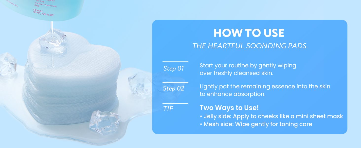 SOONDING Coconut Cool Calming Toner Pads 배너