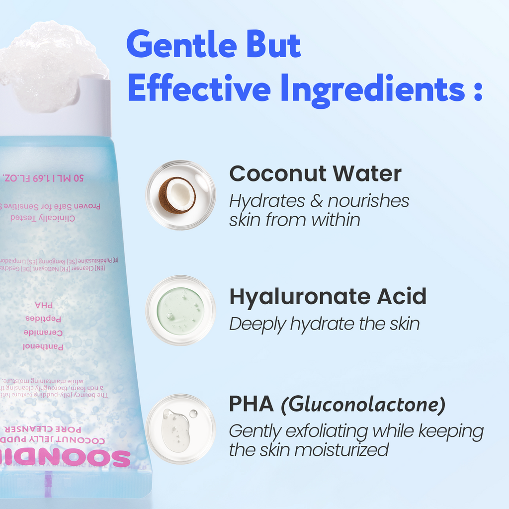 SOONDING Coconut Jelly Pudding Cleanser 50ml